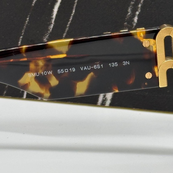 NEW SMU 10W VAU6S1 MIU MIU SQUARE SUNGLASSES MU10WS VAU6S1 HAVANA WOMEN EYEWEAR - Picture 10 of 12